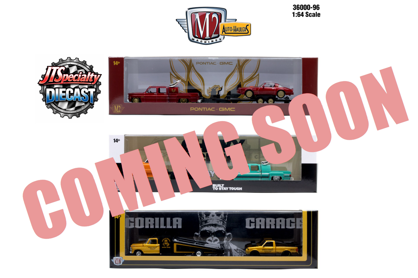 M2 36000-96 CASE of 6 - Auto Hauler - 2ea Ford/Chevy/GMC-Pontiac