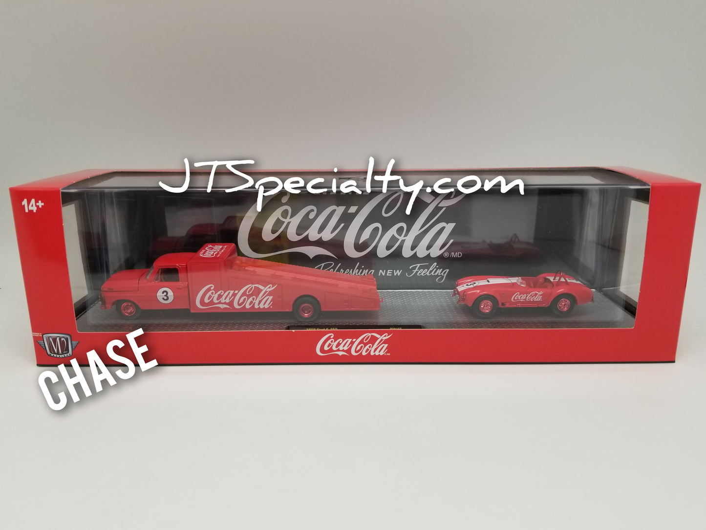 M2 CHASE 1969 Ford F-350 & 1965 Shelby 427 Cobra - Coca~Cola Auto Hauler