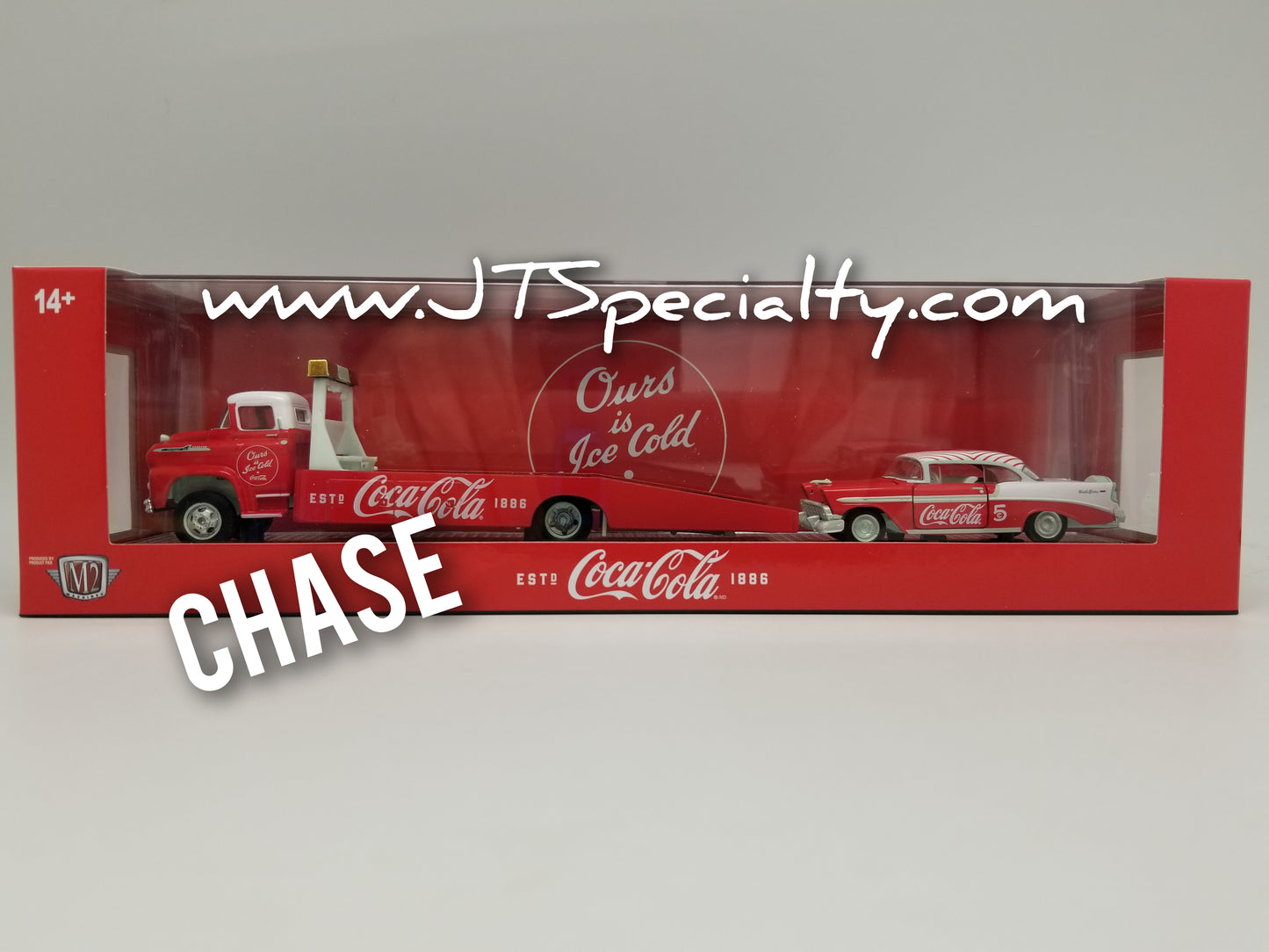 M2 CHASE 1958 Chevrolet Spartan LCF & 1956 Bel Air - Coca-Cola Auto Hauler