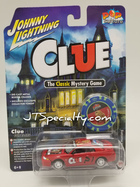 JL 2000 Ford Mustang - Clue - with Collector Token