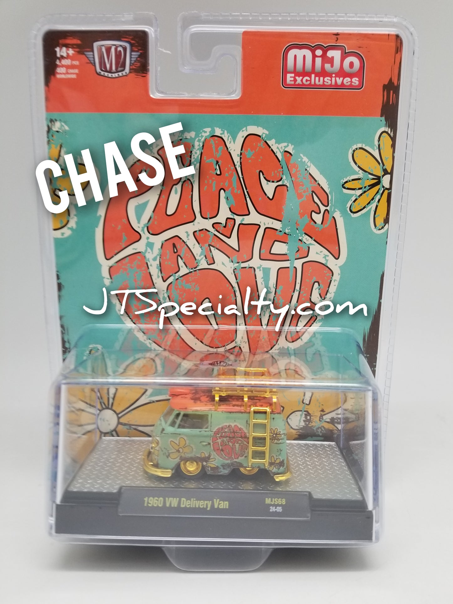 M2 CHASE 1960 VW Delivery Peace & Love - Weathered