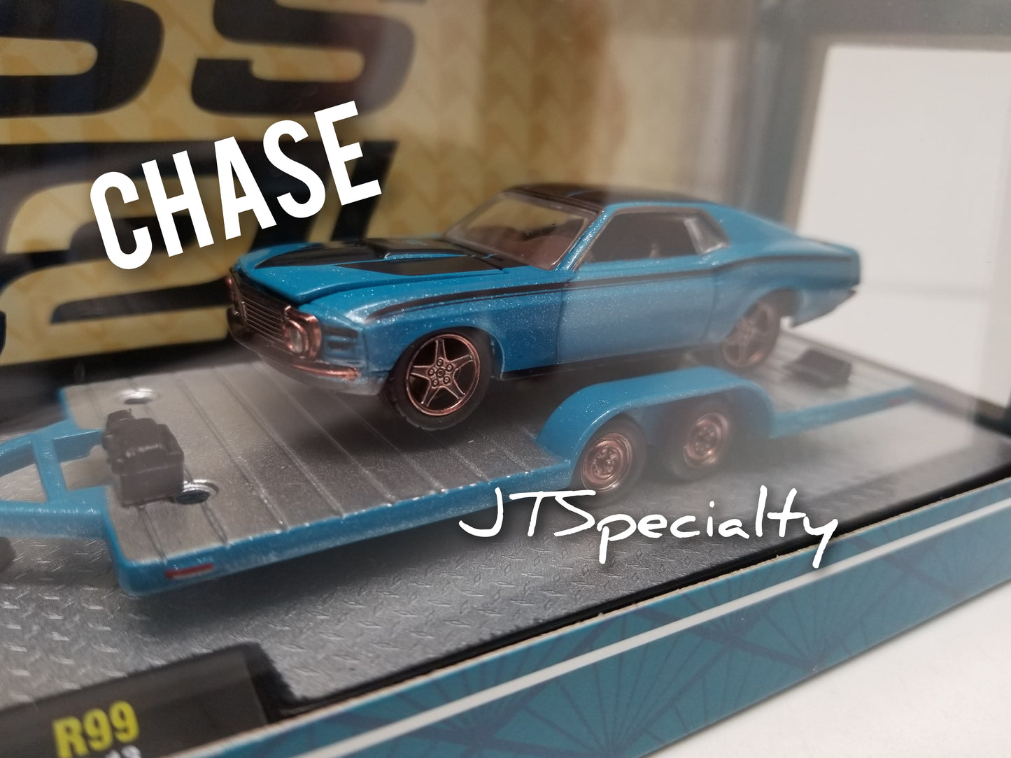 M2 CHASE 1990 Ford F-350 Dually & 1970 Mustang Custom - Auto Hauler