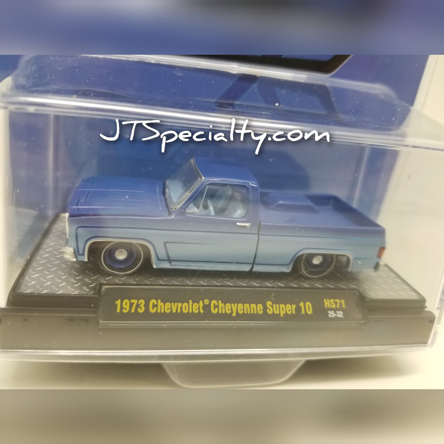 M2 1973 Chevrolet Cheyenne BLUE Custom reStyling - HOBBY SPECIAL
