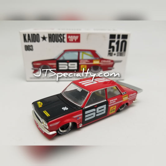 Kaido House *OPEN BOX* 003 Datsun 510 Pro Street SK510 - Red