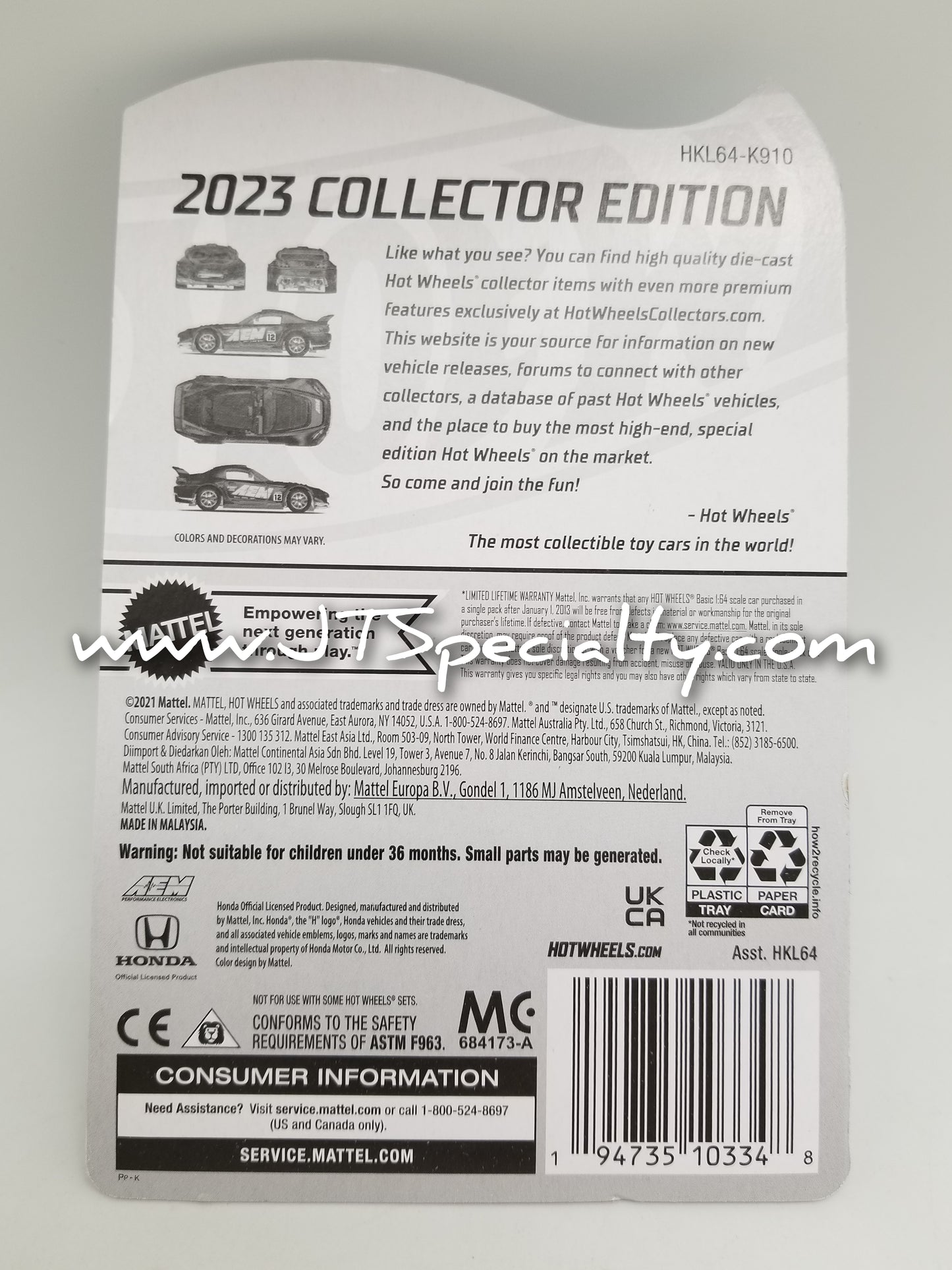 Hot Wheels Legends Tour 2023 - Honda S2000