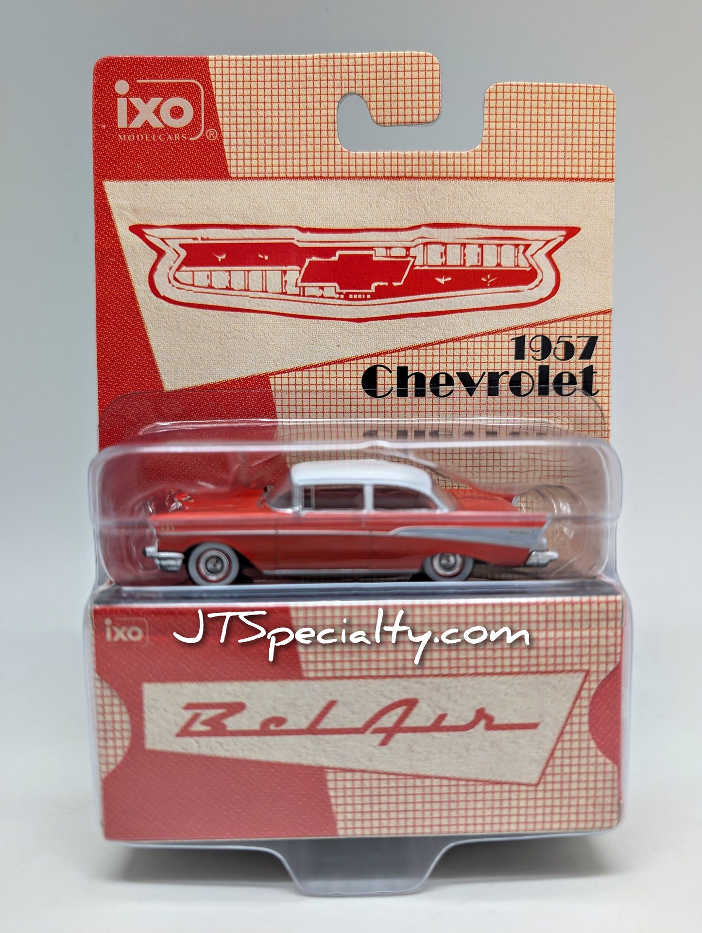 iXO 1957 Chevrolet Bel Air Sedan - Matador Red