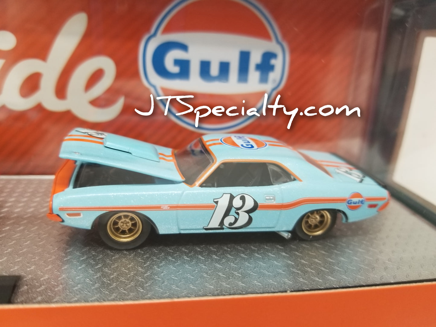M2 1974 Dodge Truck & 1970 Challenger T/A - Auto Hauler - GULF