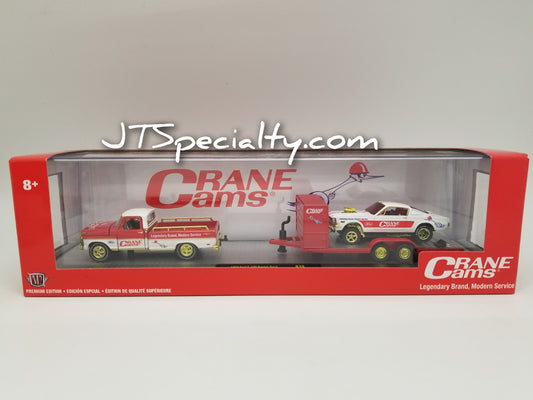 M2 CHASE 1969 Ford F-100 Ranger Truck & 1966 Mustang Gasser - Crane Cams Auto Hauler