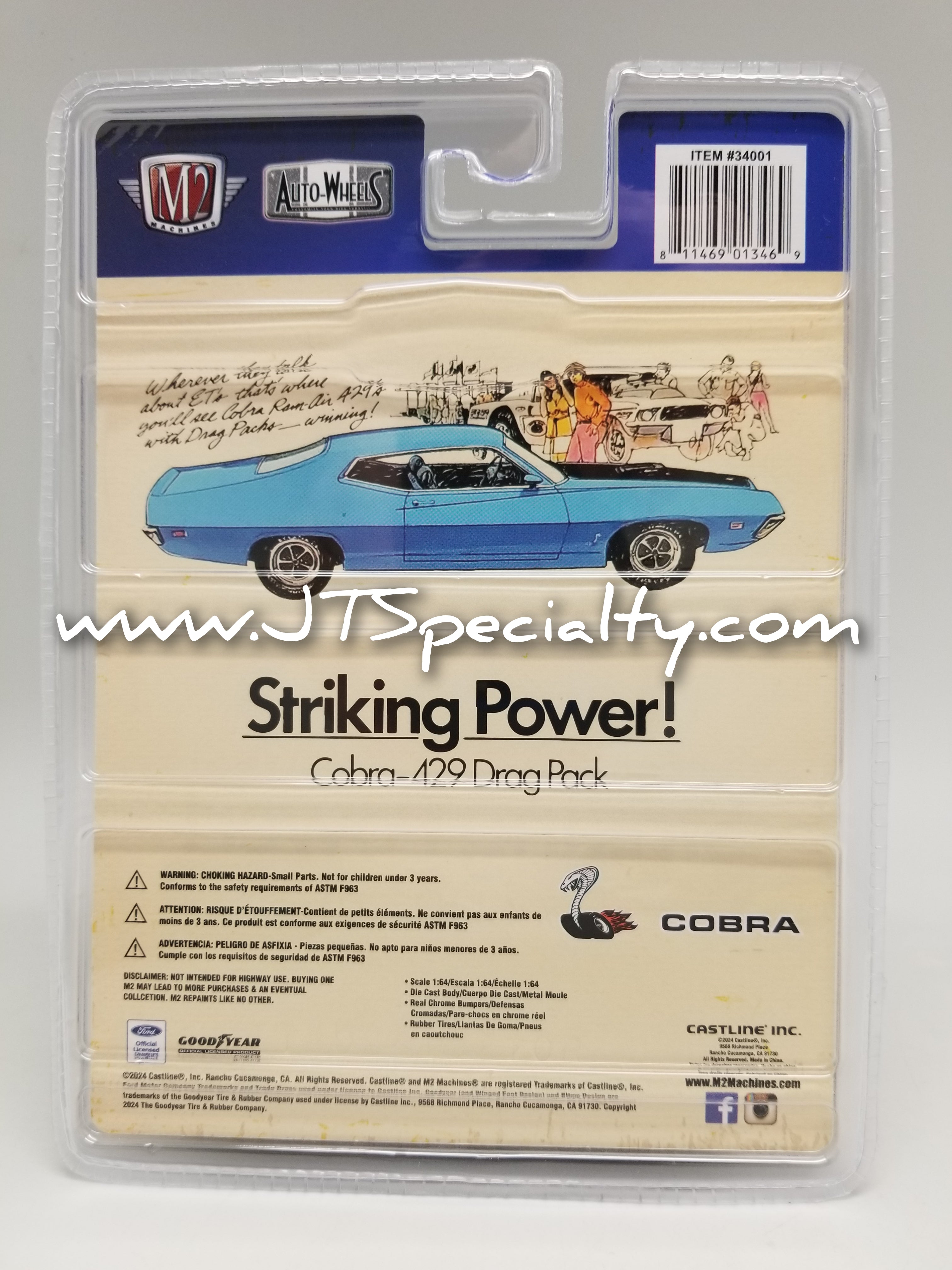 M2 1970 Ford Torino Cobra - Auto Wheels – JTSpecialty
