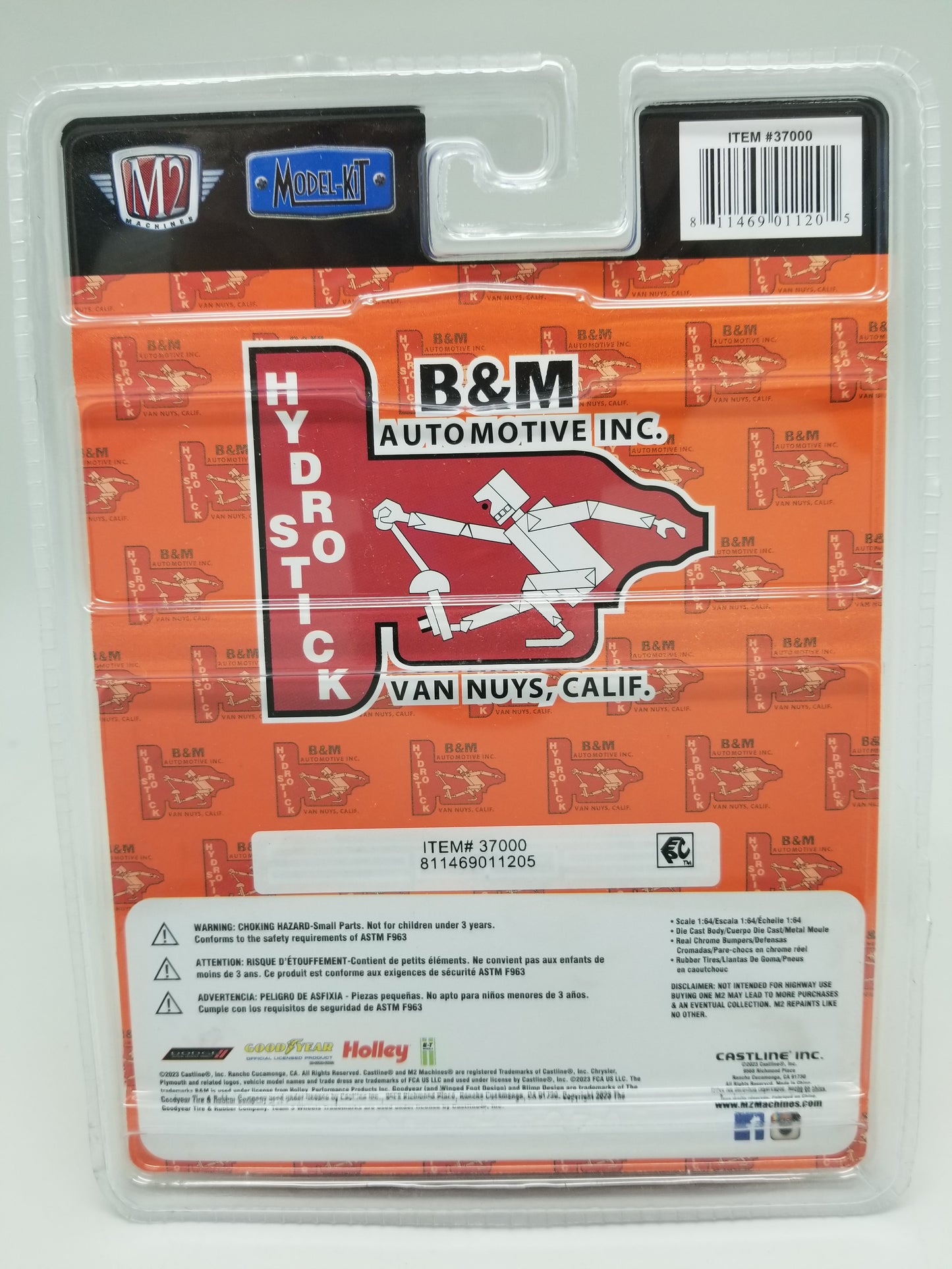 M2 CHASE 1966 Dodge Charger Gasser - B&M Model Kit