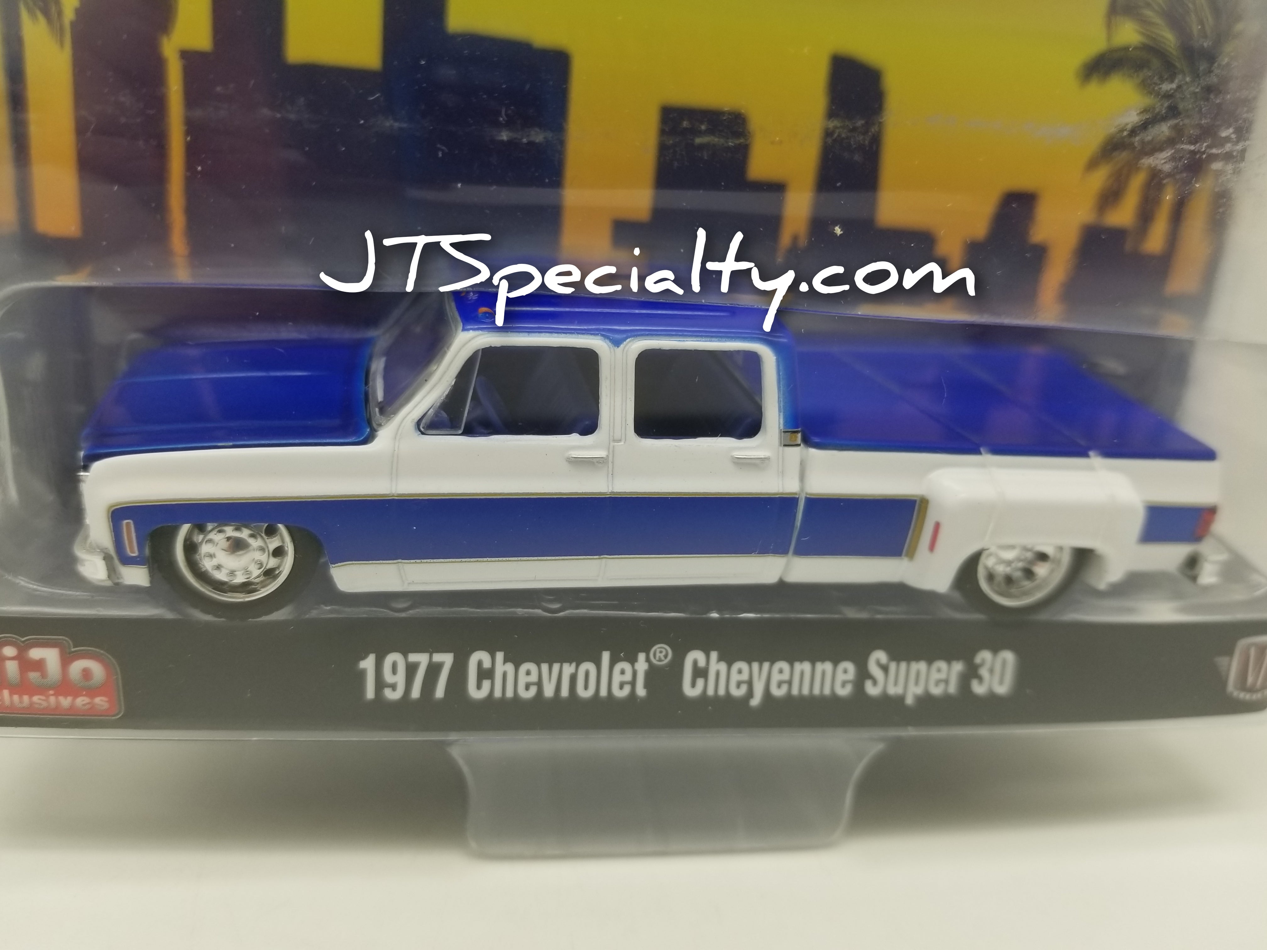 M2 1977 シボレー・シャイアン・スーパー 30 (チェイスカー) M2 Machines 1:64 1977 Chevrolet Cheyenne Super 30 LA Blue