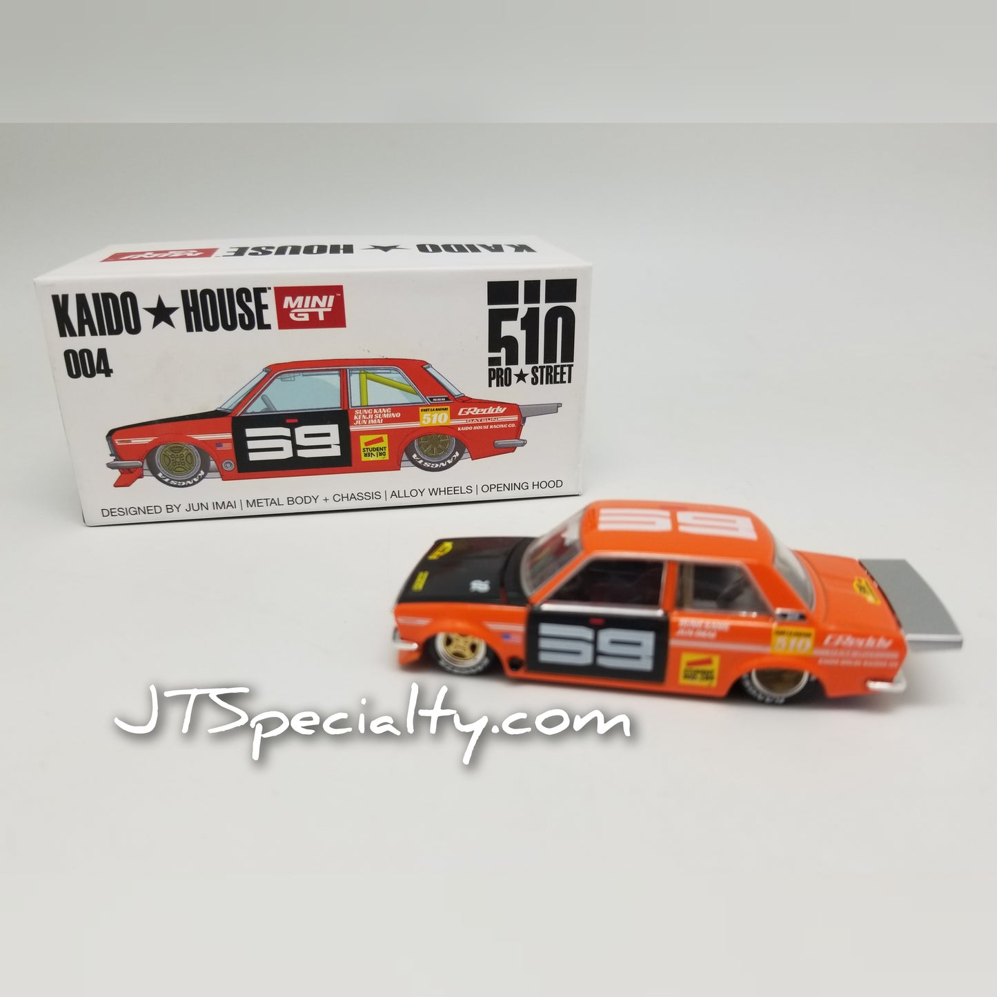 Kaido House *OPEN BOX* 004 Datsun 510 Pro Street SK510 - Orange