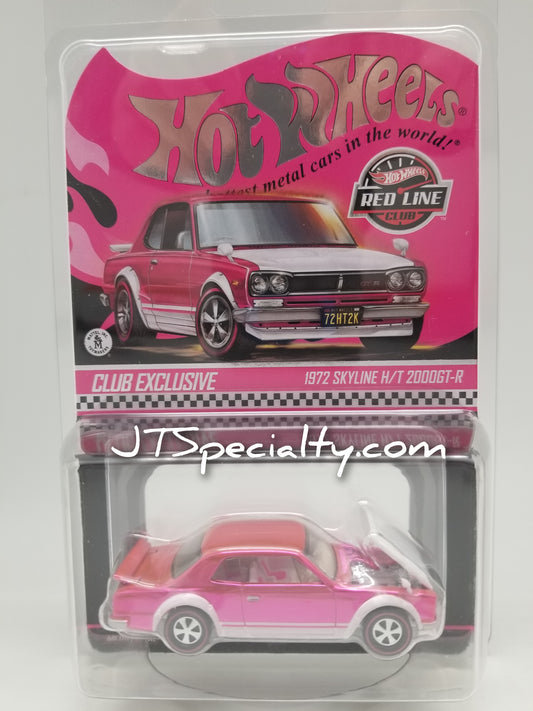Hot Wheels RLC 1972 Skyline H/T 2000GT-R - PINK