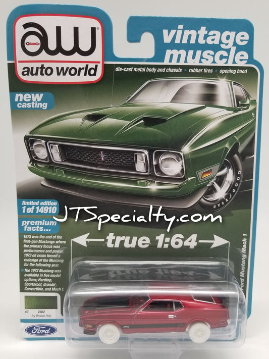 AW CHASE 1973 Ford Mustang Mach 1 - ULTRA RED