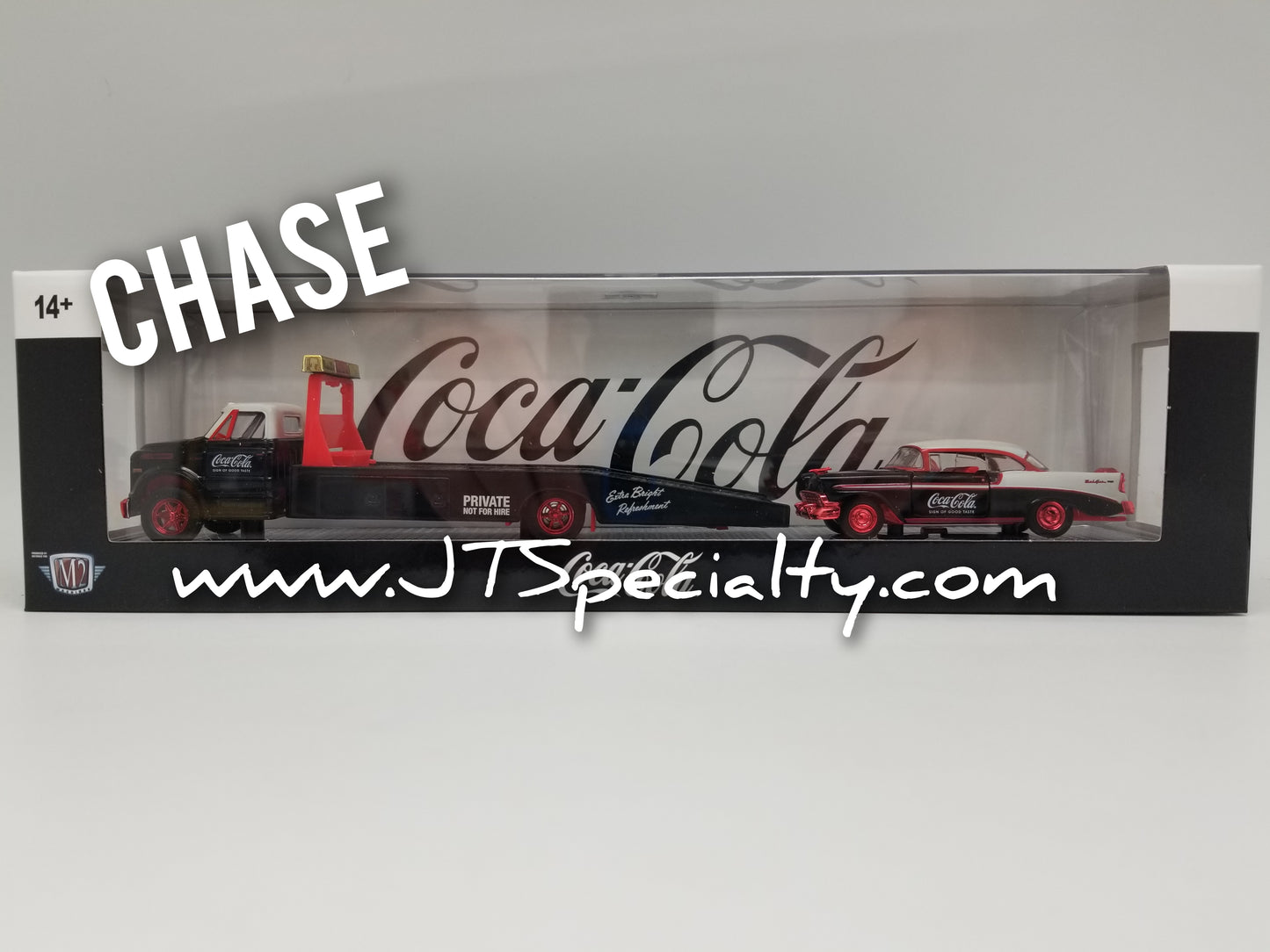 M2 CHASE 1968 Chevrolet C60 Truck & 1956 Chevrolet Bel Air - Coca~Cola Auto Hauler