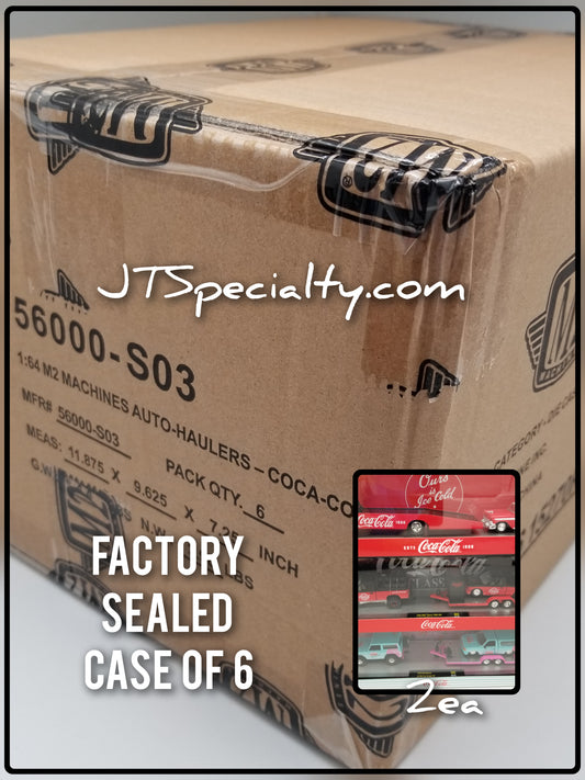 M2 56000-S03 CASE of 6 - Auto Hauler - 2ea Ford/Chevy/GMC