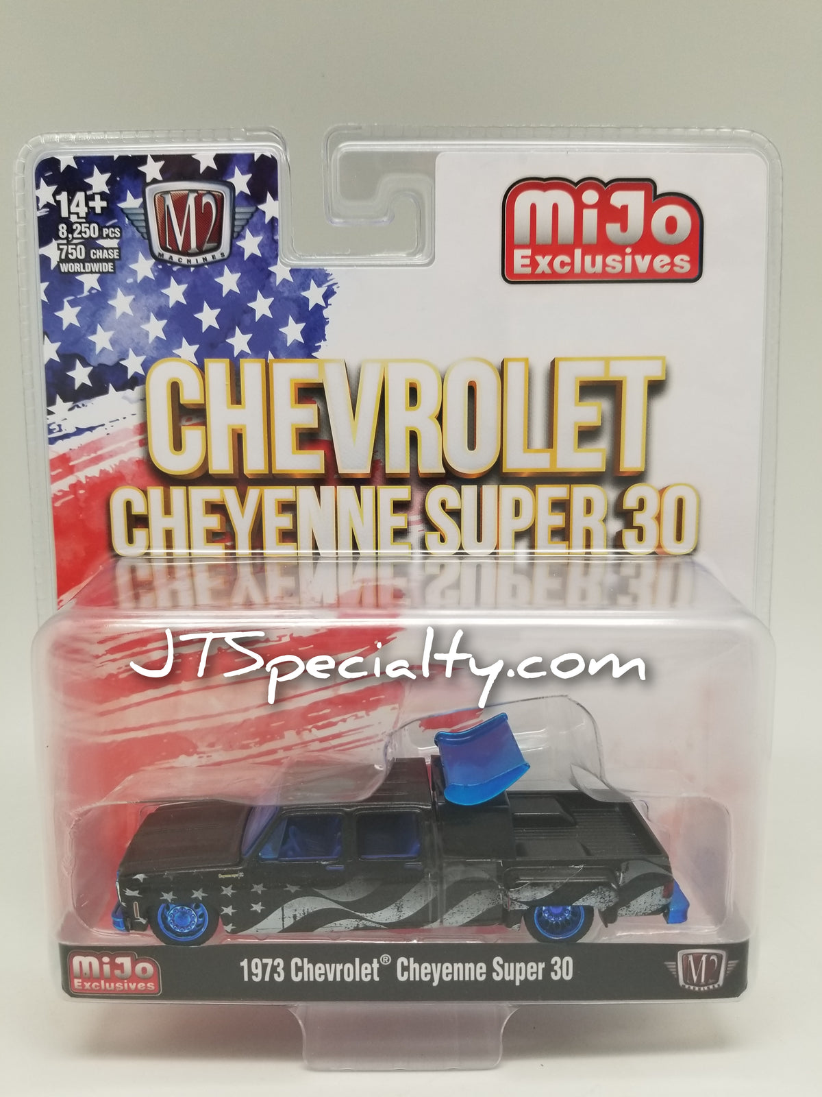 M2 CHASE 1973 Chevrolet Cheyenne Super 30 - Stars & Stripes - MiJo