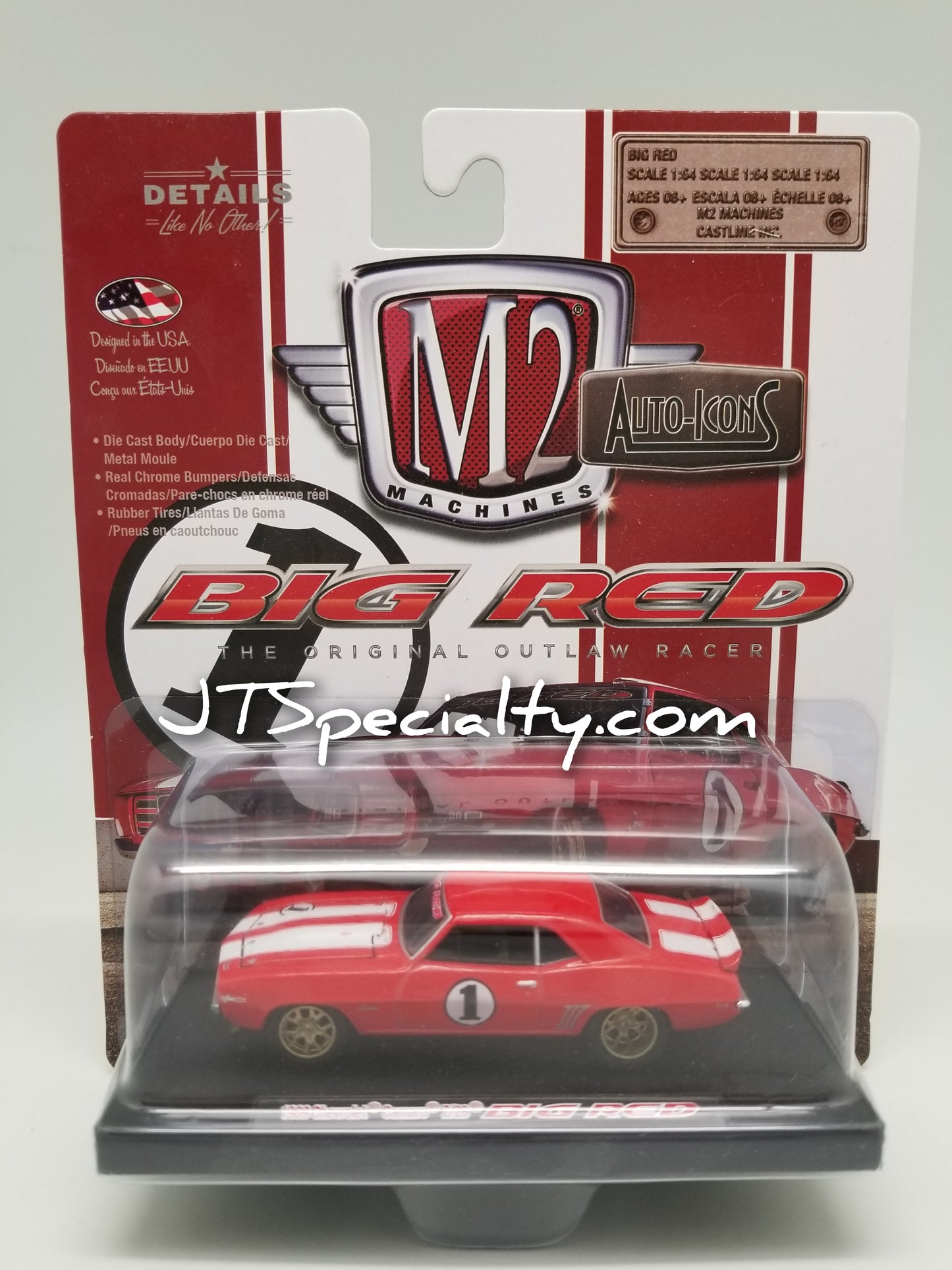 M2 1969 Chevrolet Camaro Z/28 - BIG RED Auto-Icons
