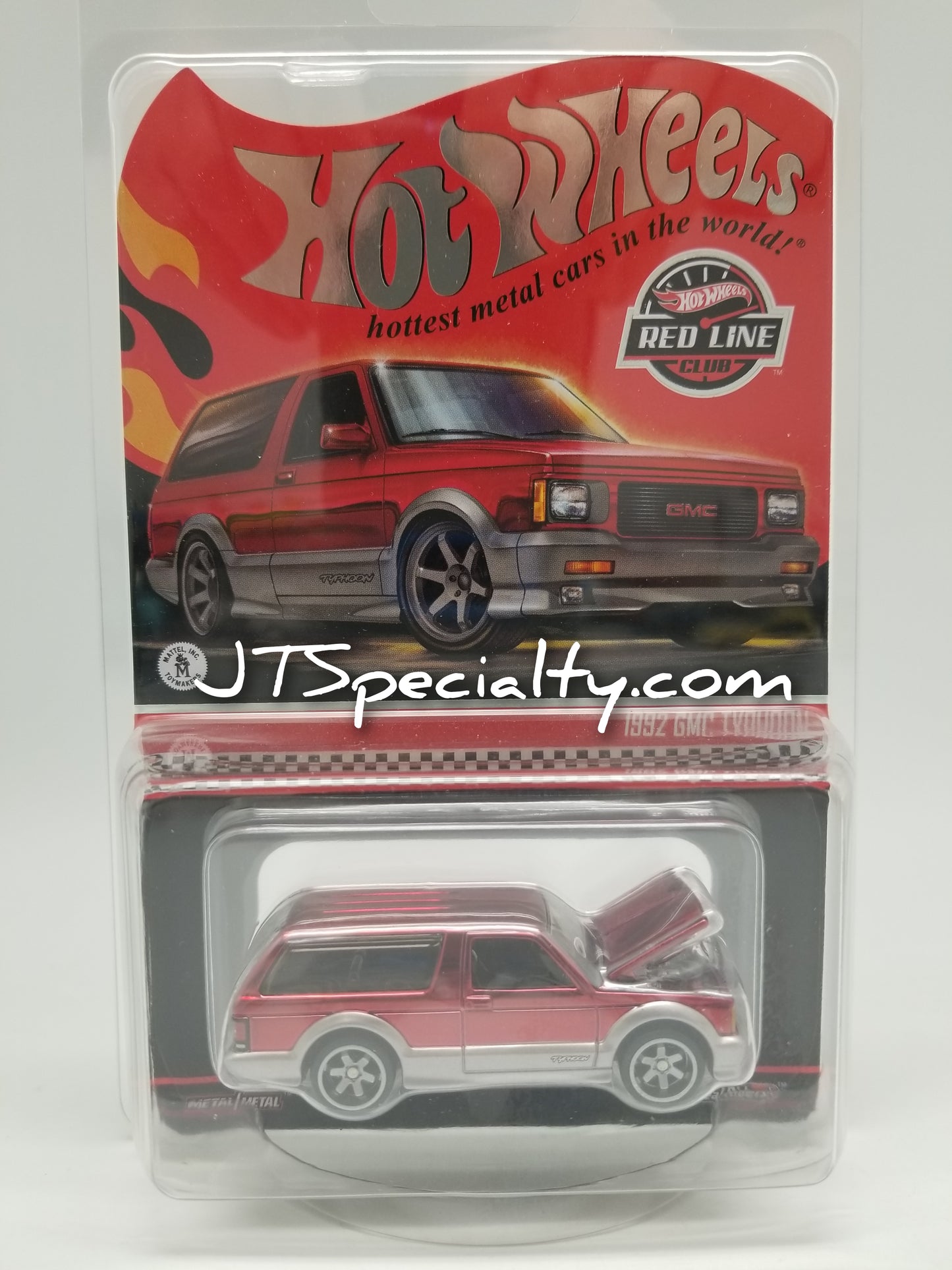 Hot Wheels RLC 1992 GMC Typhoon - Red