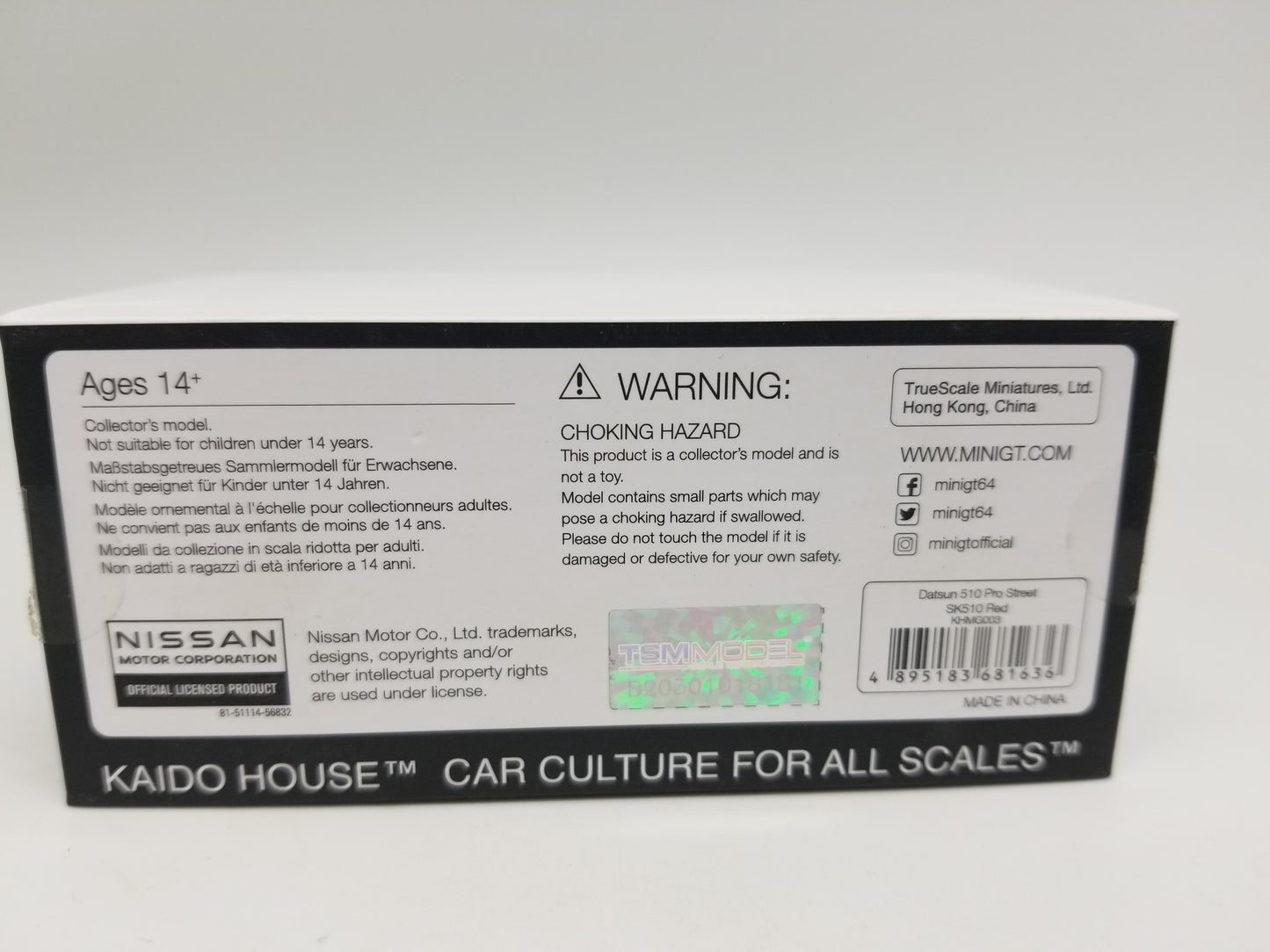Kaido House *OPEN BOX* 003 Datsun 510 Pro Street SK510 - Red