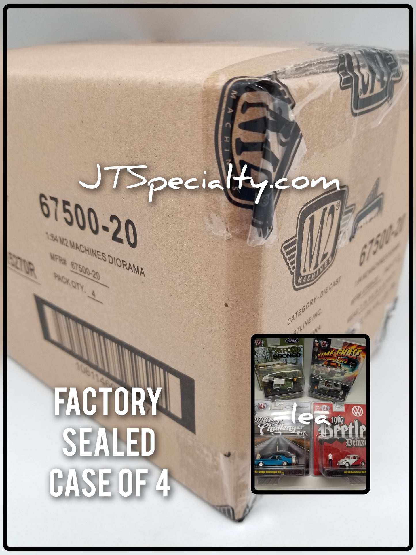 M2 - Auto-Figs Factory Sealed CASE of 4 (1 each)