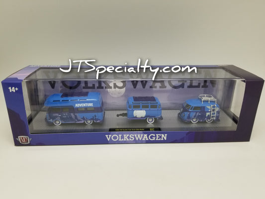 M2 1959 VW Double Cab Truck & 1960 VW Delivery Van & Trailer - Auto Hauler