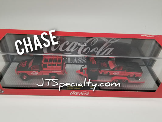 M2 CHASE 1998 GMC Sierra 1500 4x4 & 1995 S15 Sonoma - Coca-Cola Auto Hauler