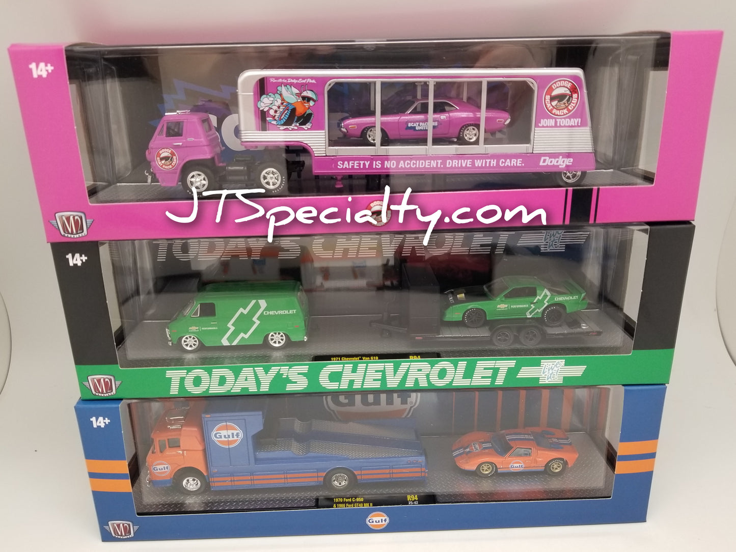 M2 36000-94 Set of 3 Auto Hauler GULF Ford / Dodge / Chevrolet