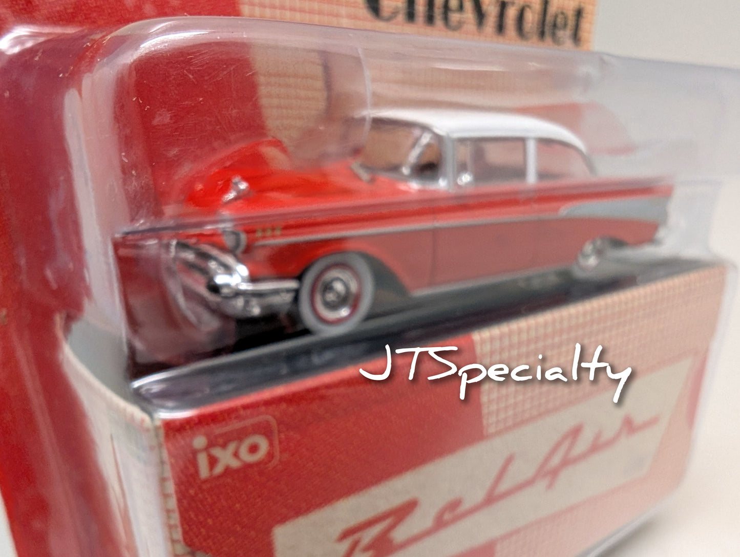 iXO 1957 Chevrolet Bel Air Sedan - Matador Red