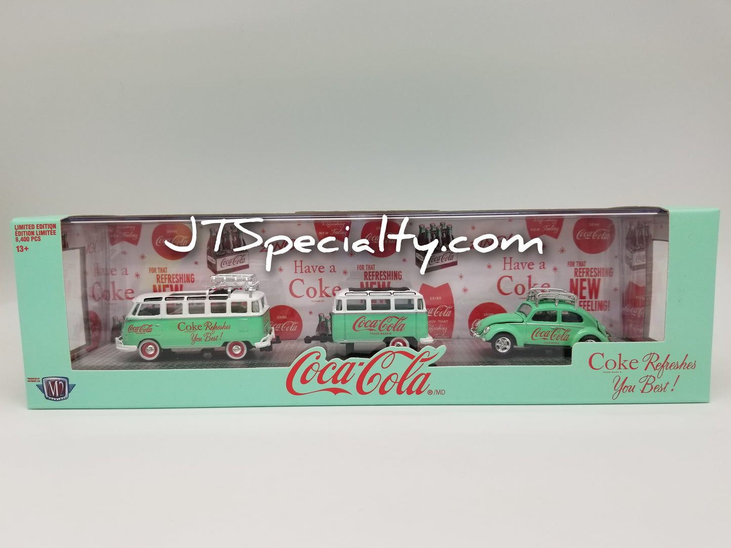 M2 1959 VW Microbus Deluxe & 1953 VW Beetle - Coca-Cola