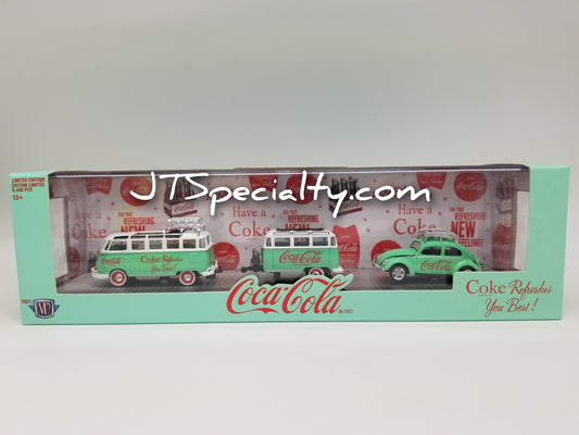 M2 1959 VW Microbus Deluxe & 1953 VW Beetle - Coca-Cola