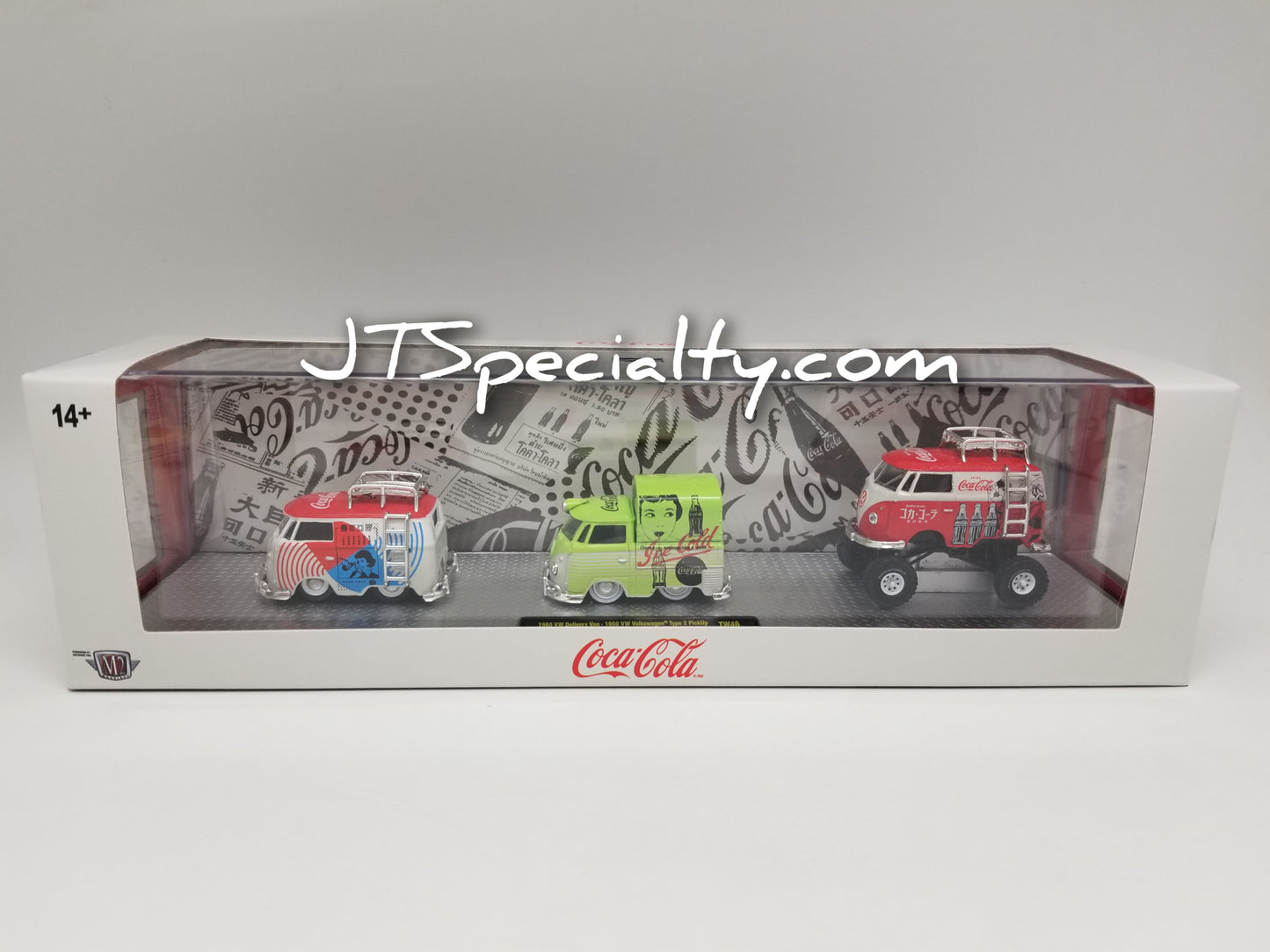 M2 1960 VW Delivery Van & 1960 VW Volkswagen Type 2 Pickup & 1960 VW 4x4 Delivery Van - Coca~Cola Auto Hauler