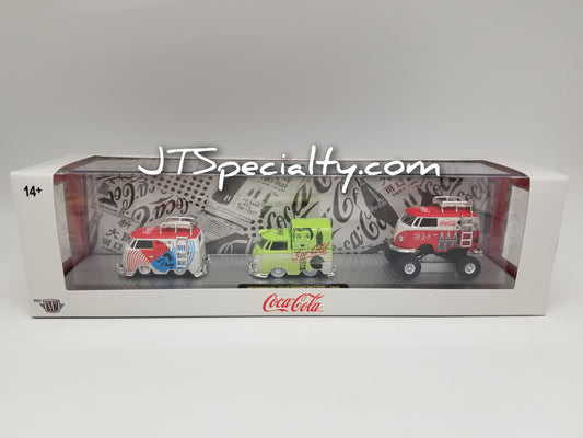 M2 1960 VW Delivery Van & 1960 VW Volkswagen Type 2 Pickup & 1960 VW 4x4 Delivery Van - Coca~Cola Auto Hauler