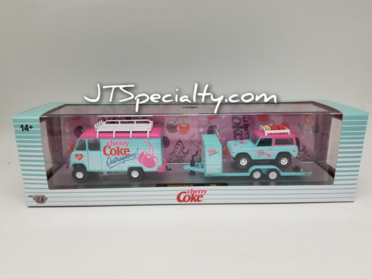 M2 1948 Ford Parcel Truck 4x4 & 1966 Bronco - Coca~Cola Auto Hauler