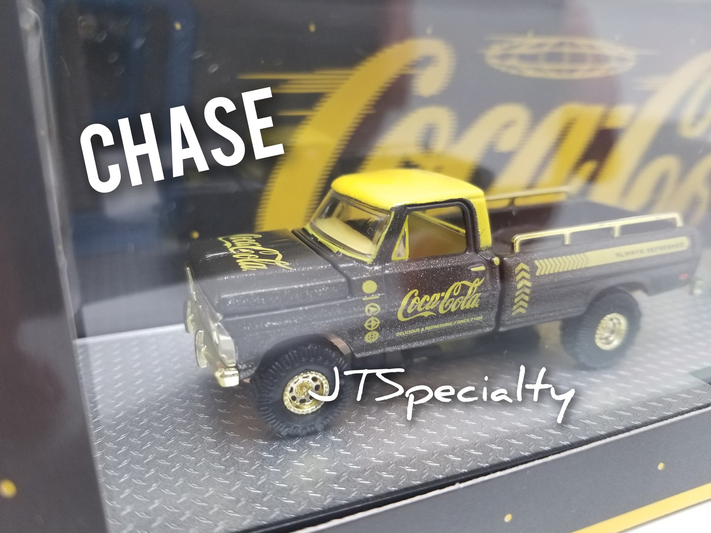 M2 CHASE 1969 Ford F-100 Ranger 4x4 & 1995 Ford Ranger XLT - Coca~Cola Auto Hauler