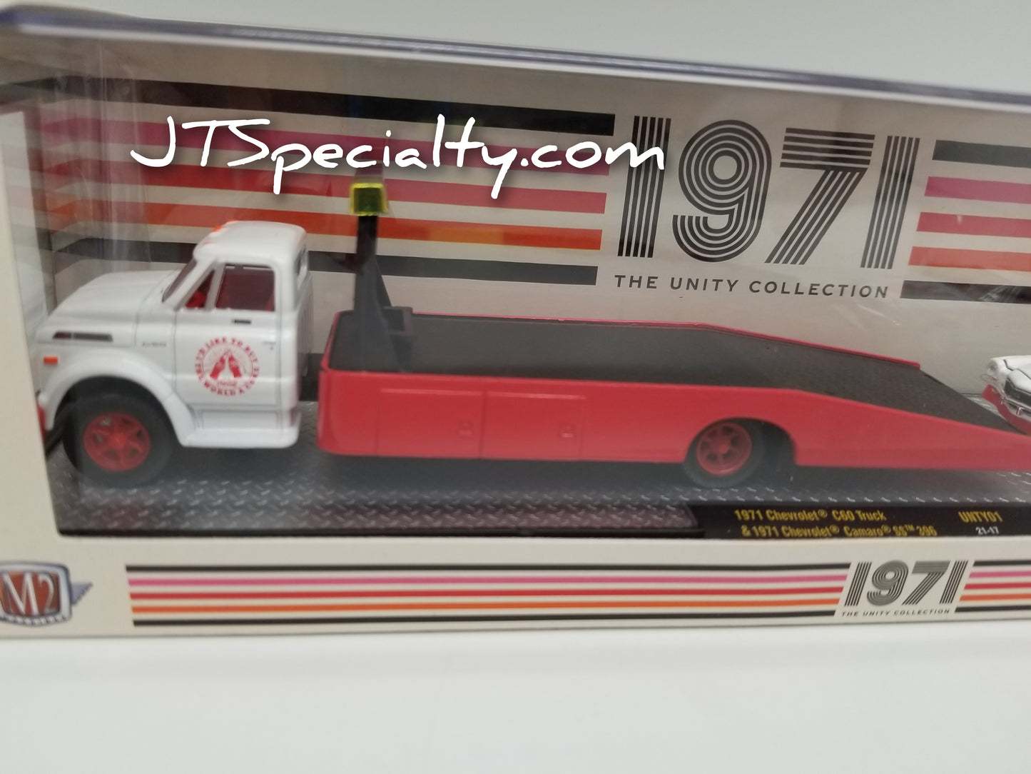 M2 1971 Chevrolet C60 Truck & 1971 Camaro SS 396 Auto Hauler - Coca-Cola