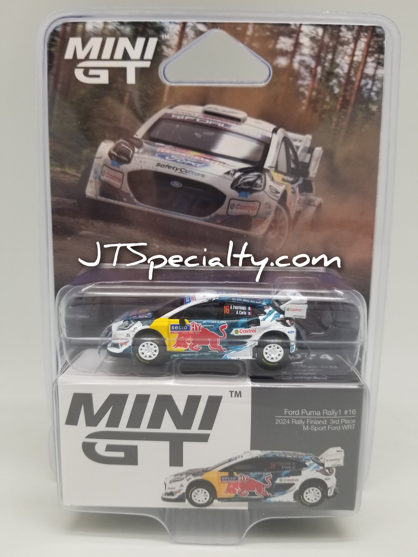 Mini GT 1074 Ford Puma Rally1 #16 M-Sport 2024 Finland 3RD