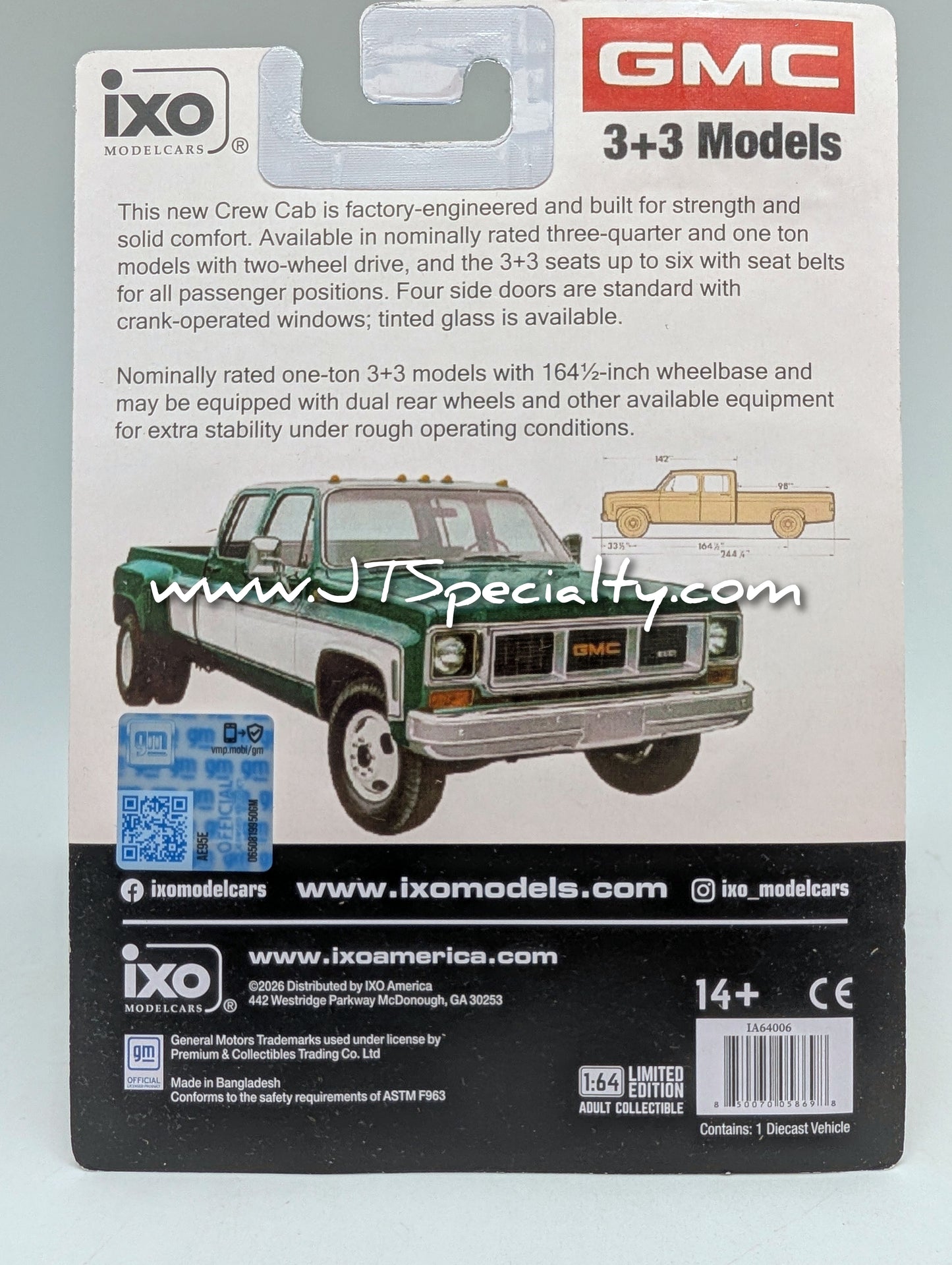 iXO CHASE 1973 GMC Sierra Grande 3500 Crew Cab Dually