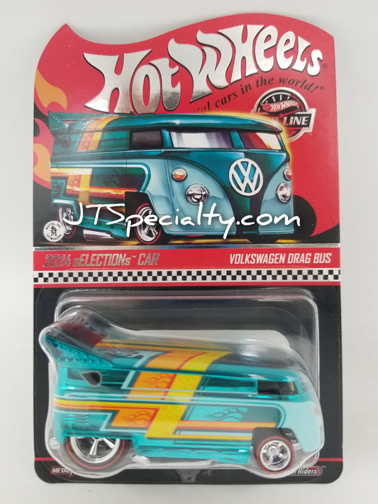 Hot Wheels RLC 2024 sELECTIONs Car Volkswagen Drag Bus