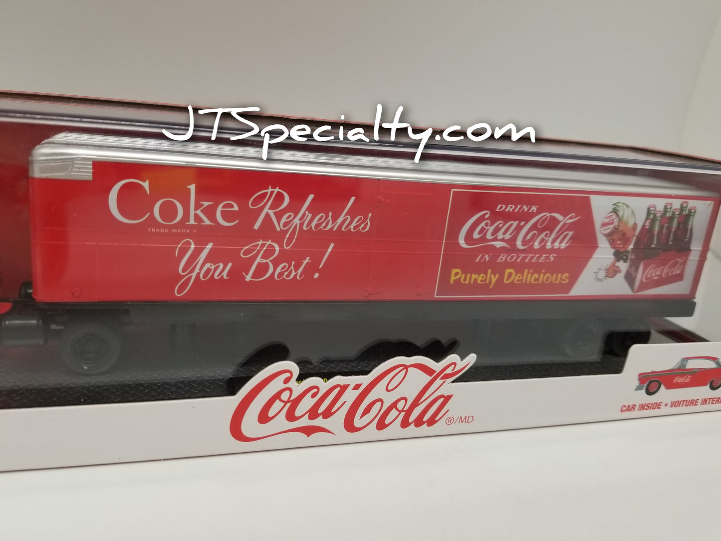 M2 1957 Ford C-600 & 1957 Fairlane 500 Auto Hauler - Coca-Cola