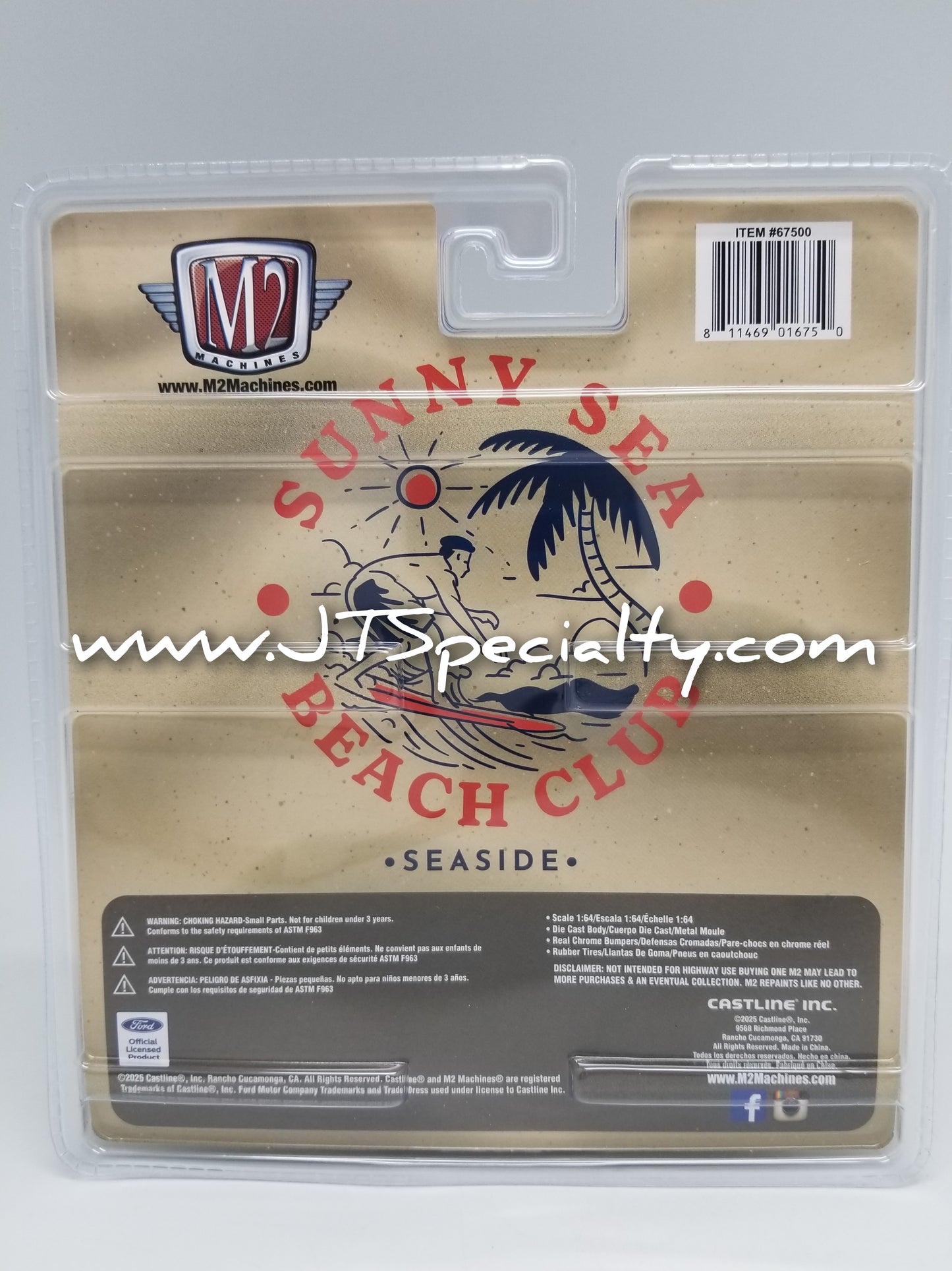 M2 1964 Ford Econoline Truck - Sunny Sea Beach Club - Auto-Figs