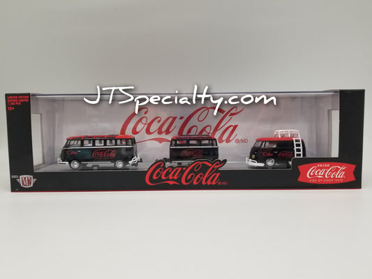 M2 1960 VW Microbus Deluxe USA Model & 1960 VW Delivery Van Auto Hauler - Coca-Cola