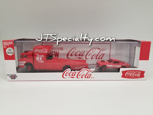 M2 CHASE 1970 Ford C-950 & 1966 Mustang Gasser - Coca-Cola Auto Hauler