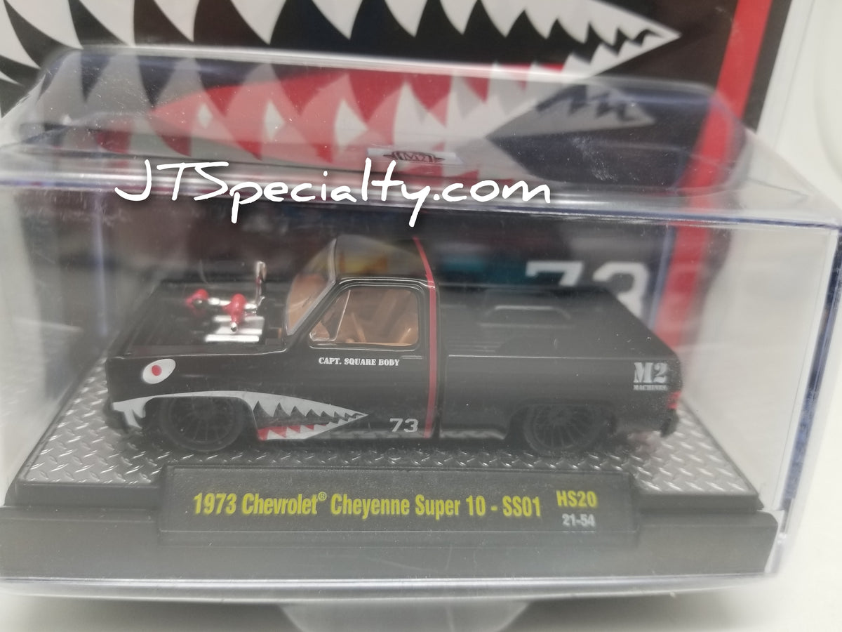 M2 1973 Chevrolet Cheyenne Super 10 - BLACK - CAPT. Square Body