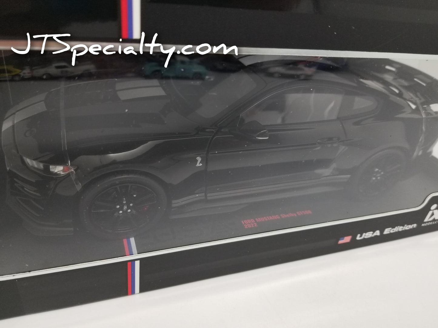 iXO 2022 Ford Mustang Shelby GT500 1:18 scale - Black