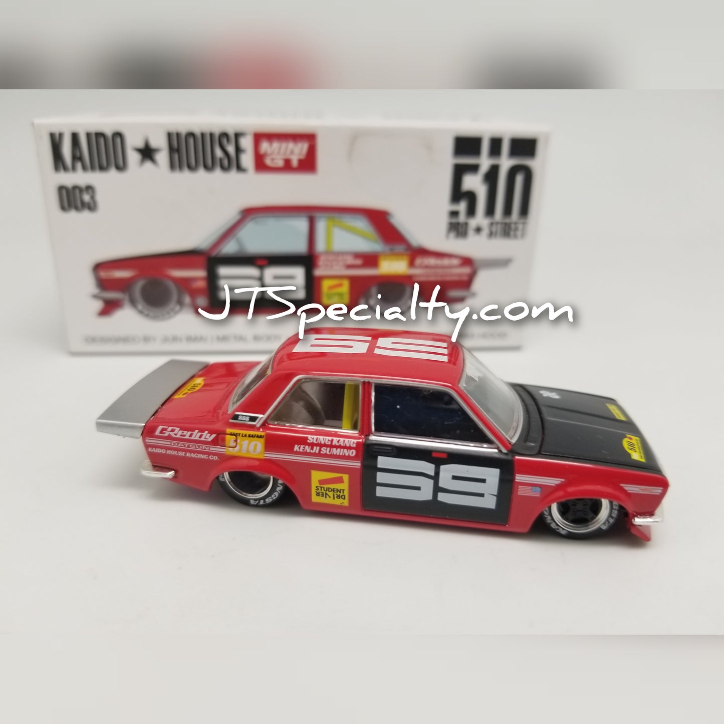 Kaido House *OPEN BOX* 003 Datsun 510 Pro Street SK510 - Red