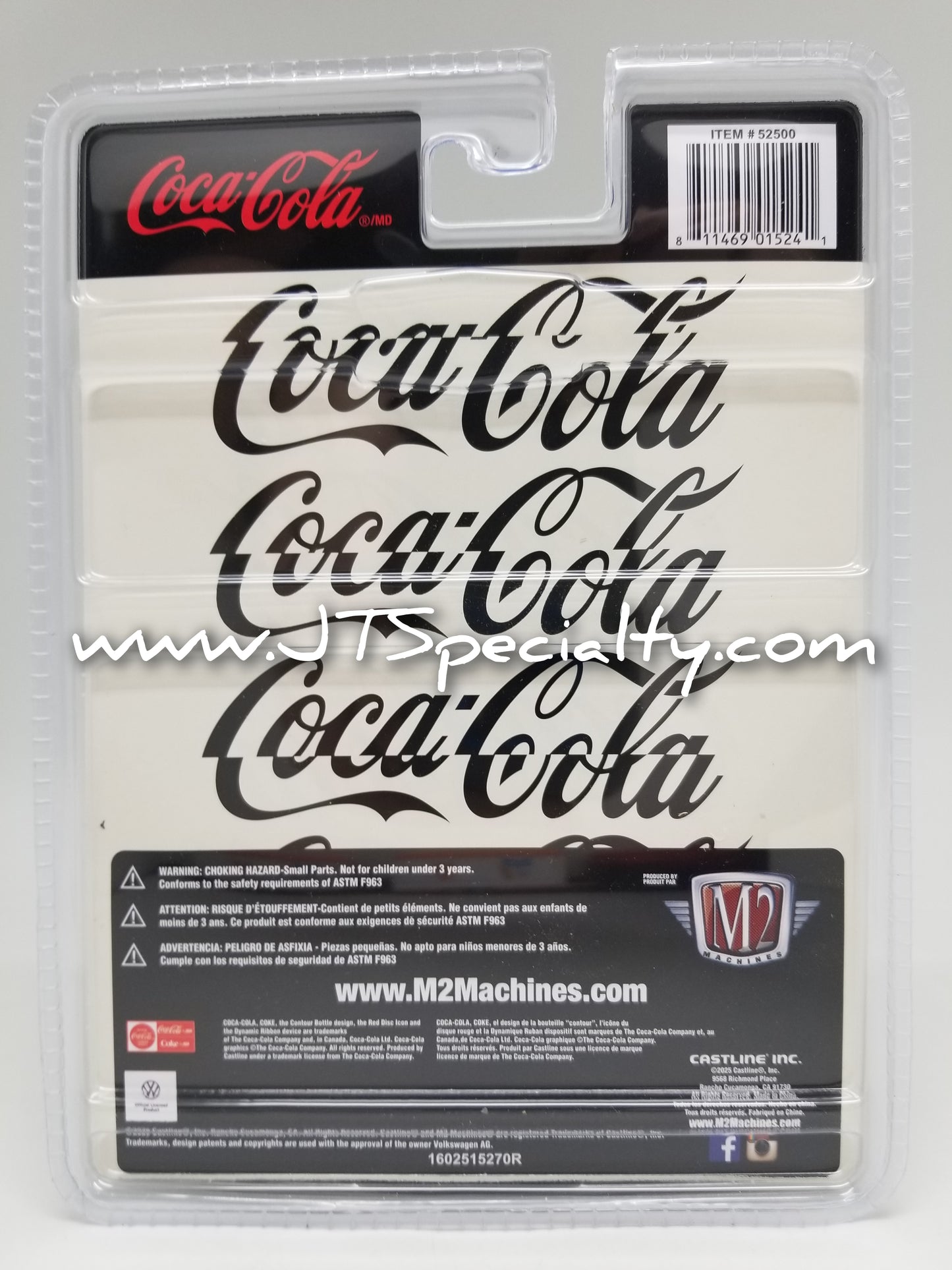 M2 1960 Volkswagen Delivery Van USA Model - Coca-Cola