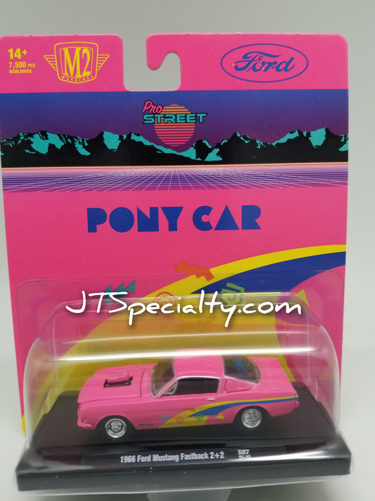 M2 1966 Ford Mustang Fastback 2+2 - Pink Pony Car