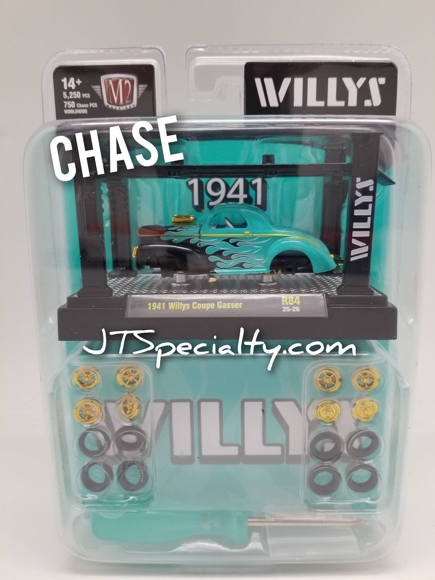 M2 CHASE 1941 Willys Coupe Gasser - Model Kit
