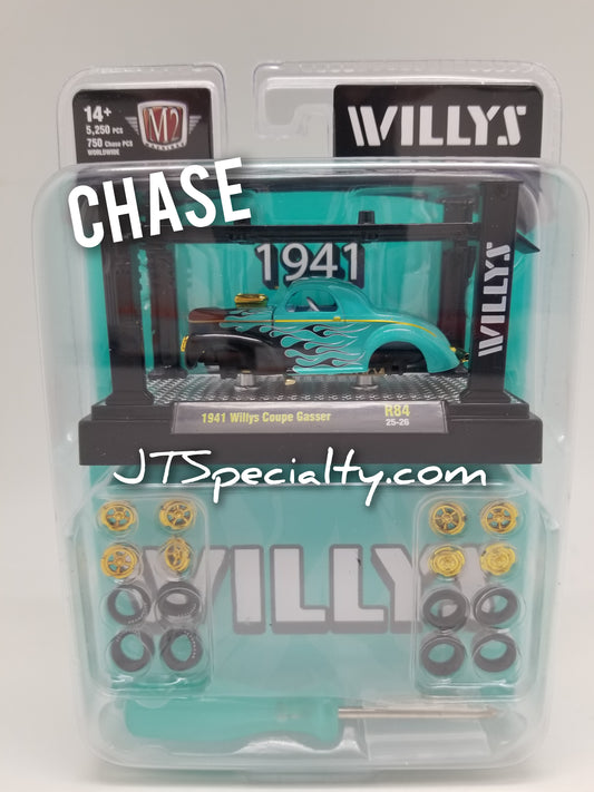 M2 CHASE 1941 Willys Coupe Gasser - Model Kit